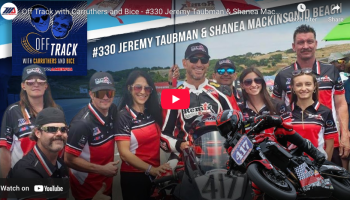 Off Track With Carruthers And Bice: Jeremy Taubman And Shanea Makinson